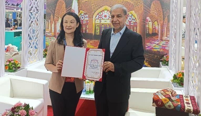 پاویون ایران به عنوان «برترین غرفه» در نمایشگاه گردشگری CITIE چین انتخاب شد