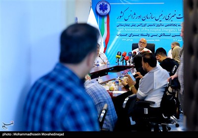 نشست خبری رئیس سازمان اورژانس کشور