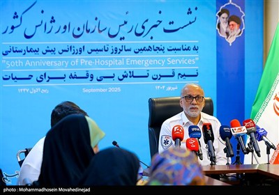 جعفر میعادفر رئیس سازمان اورژانس کشور