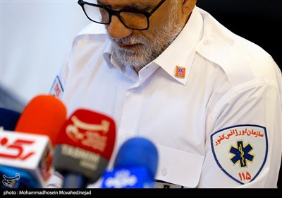 نشست خبری رئیس سازمان اورژانس کشور