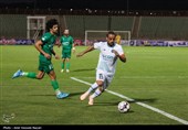 دیدار تیم های فوتبال شمس آذر و پیکان