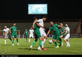 دیدار تیم های فوتبال شمس آذر و پیکان