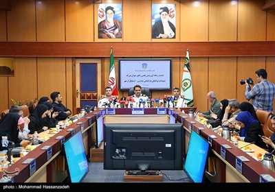 نشست خبری سردار سید ابوالفضل موسوی‌پور رئیس پلیس راهور تهران بزرگ