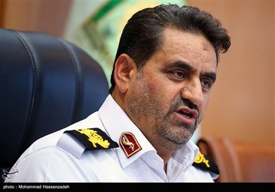 نشست خبری سردار سید ابوالفضل موسوی‌پور رئیس پلیس راهور تهران بزرگ