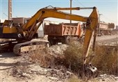آغاز عملیات گسترده لایروبی کانال‌های آب‌های سطحی بوشهر