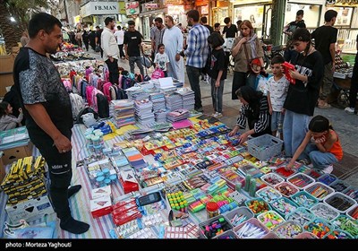 بازار لوازم التحریر در آستانه آغاز سال تحصیلی - اهواز