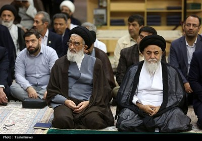 آیین خطبه‌خوانی باشکوه خادمان حرم حضرت معصومه(س)