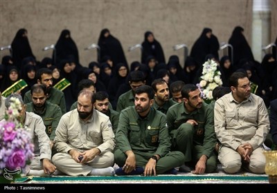 آیین خطبه‌خوانی باشکوه خادمان حرم حضرت معصومه(س)
