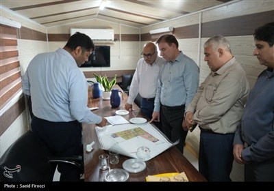 بررسی طرح‌های عمرانی با حضور استاندار بوشهر