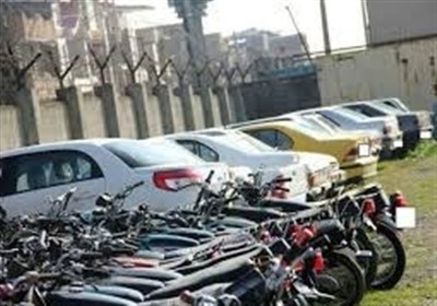 توقیف 90 دستگاه خودرو و موتورسیکلت متخلف در اراک