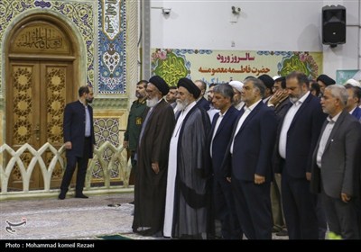 آیین خطبه خوانی خادمان حرم حضرت فاطمه معصومه(س)