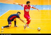 دیدار تیمهای فوتسال پردیس قزوین و بهشتی سازه گرگان