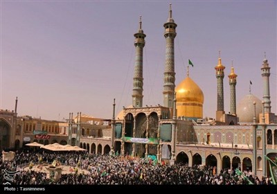 شور و شکوه سالروز ورود بانوی کرامت به قم- عکس صفحه استان تسنیم