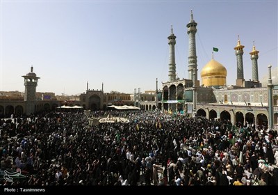شور و شکوه سالروز ورود بانوی کرامت به قم