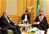 دیدار لاریجانی با بن سلمان و وزیر دفاع سعودی