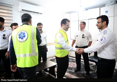 تقدیر از کارکنان اورژانس پیش بیمارستانی و فوریت‌های پزشکی بوشهر