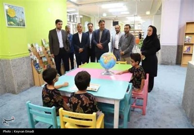 افتتاح بیست و چهارمین کتابخانه عمومی نوسازی شده استان بوشهر