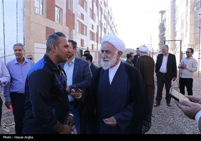 کلنگ زنی و افتتاح چند پروژه عمرانی بنیاد مسکن