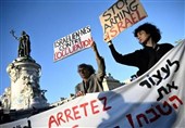 Paris Protesters Condemn Israeli Assault on Gaza