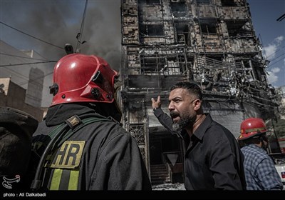 آتش‌سوزی در یک مجتمع تجاری، مسکونی ‌در سبزوار‌