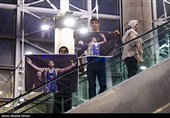 Heroes Return: Iranian Wrestling Champions Greeted by Throngs at Tehran Airport