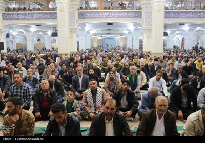 حضور مردم شهید اردبیل پرور در نماز سیاسی و عبادی جمعه به روایت تصویر