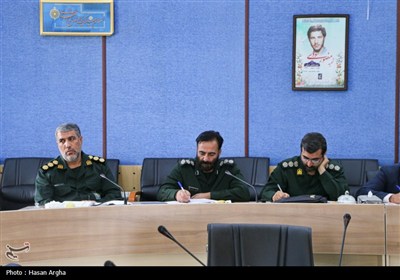 نشست خبری فرمانده سپاه استان زنجان به مناسبت هفته دفاع مقدس