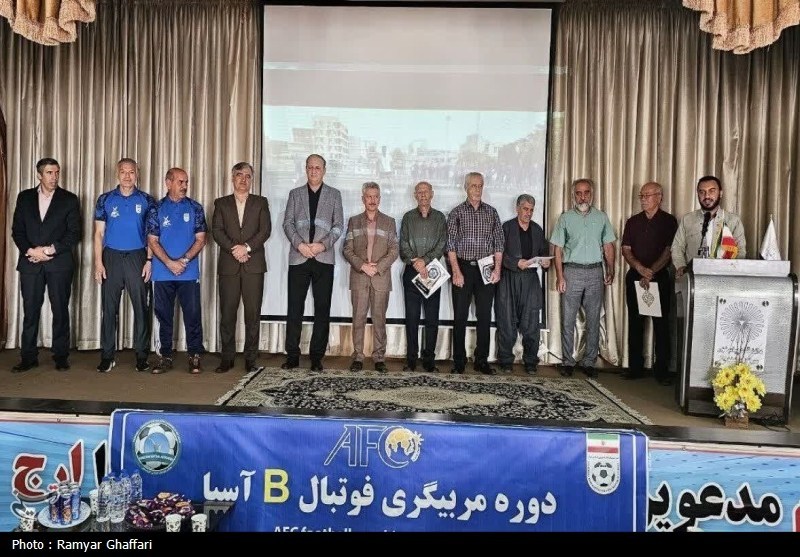 جزئیات دوره مربیگری فوتبال درجه B آسیا در کردستان+تصاویر