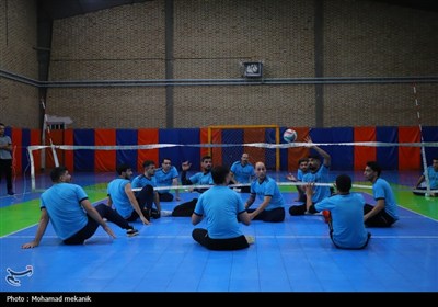 اردوی تیم‌ملی والیبال نشسته در مشهد