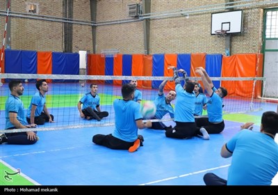 اردوی تیم‌ملی والیبال نشسته در مشهد