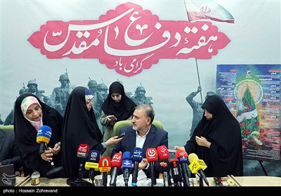 در پایان نشست خبری یعقوب سلیمانی معاون فرهنگی و آموزشی بنیاد شهید و امور ایثارگران