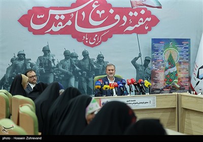 نشست خبری یعقوب سلیمانی معاون فرهنگی و آموزشی بنیاد شهید و امور ایثارگران