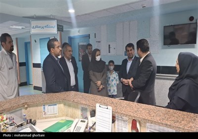 بازدید میدانی نماینده مردم بیرجند از بیمارستان میلاد بیرجند