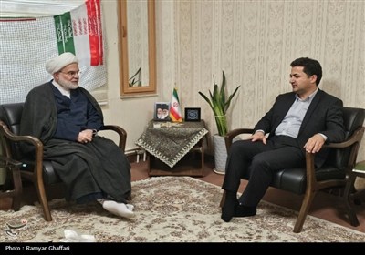 دیدار مدیرکل صدا و سیما با نماینده ولی‌فقیه در کردستان