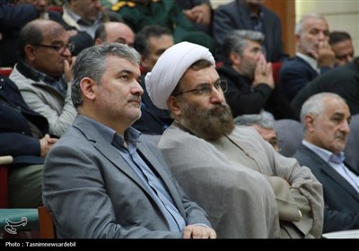 آیین گشایش نمایشگاه رزمی و فرهنگی دفاع مقدس در اردبیل به روایت تصویر