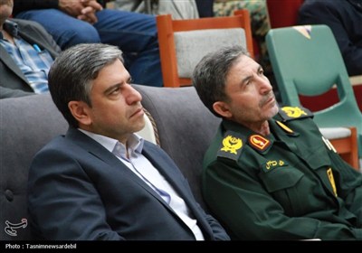 آیین گشایش نمایشگاه رزمی و فرهنگی دفاع مقدس در اردبیل به روایت تصویر