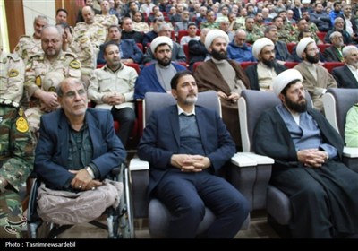 آیین گشایش نمایشگاه رزمی و فرهنگی دفاع مقدس در اردبیل به روایت تصویر