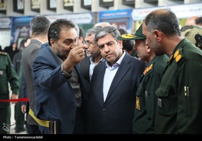 آیین گشایش نمایشگاه رزمی و فرهنگی دفاع مقدس در اردبیل به روایت تصویر