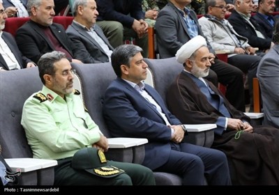 آیین گشایش نمایشگاه رزمی و فرهنگی دفاع مقدس در اردبیل به روایت تصویر