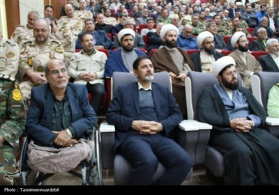 آیین گشایش نمایشگاه رزمی و فرهنگی دفاع مقدس در اردبیل به روایت تصویر