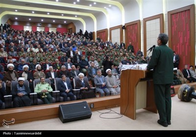 آیین گشایش نمایشگاه رزمی و فرهنگی دفاع مقدس در اردبیل به روایت تصویر