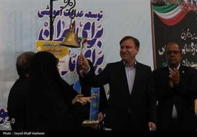 نواختن زنگ مهر و مقاومت در مدارس استان بوشهر