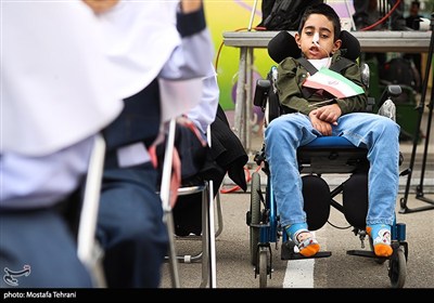 آیین بازگشایی مدارس در مدرسه شهید رحمانی