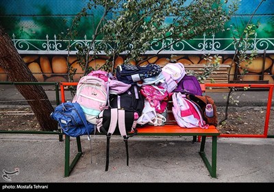 آیین بازگشایی مدارس در مدرسه شهید رحمانی