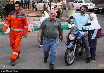 آیین بازگشایی مدارس در مدرسه شهید رحمانی