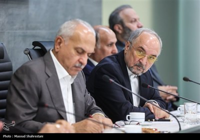 حضور دبیر شورای عالی امنیت ملی در اتاق بازرگانی ایران