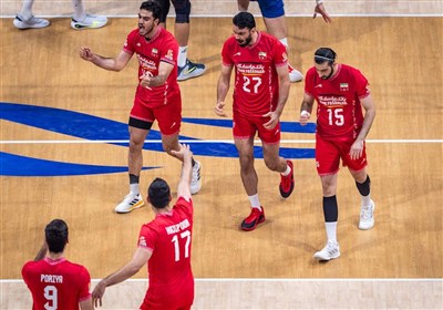 شاهکار والیبالیست‌های ایران در قهرمانی جهان با برتری مقابل صربستان و صعود به جمع هشت تیم برتر