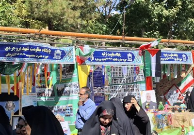 افتتاح نمایشگاه دستاوردهای پایگاه‌های اسوه در بروجرد