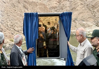 بهره‌برداری از سد تغذیه مصنوعی دشت سیرمند حاجی‌آباد