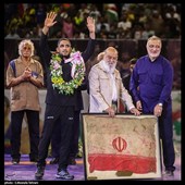 الاحتفال الوطنی بتتویج منتخبی إیران للمصارعة الحرة والرومانیة